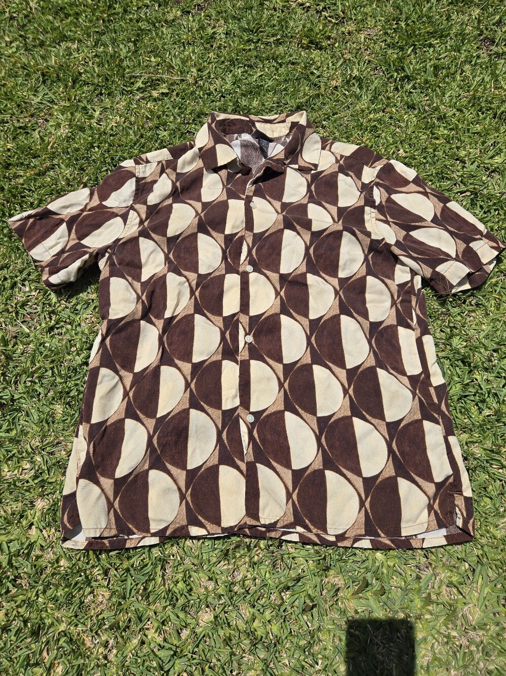 H&M Pattern Collar Shirt Size M